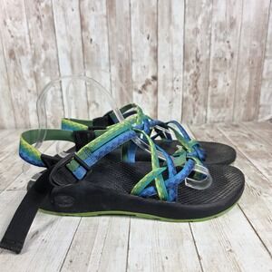 Chaco‎ Women's Z/Cloud X Sandals Strappy Lightweight Green Blue Size 8